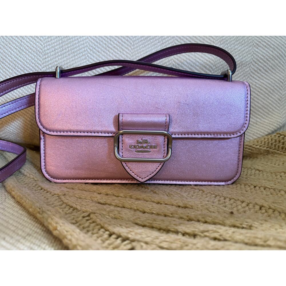 Coach Morgan Crossbody - Metallic Lilac - CO984 - Picture 2 of 12